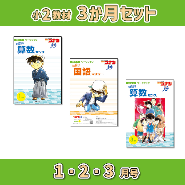 小2教材【3か月セット冬 1・2・3月号】 *