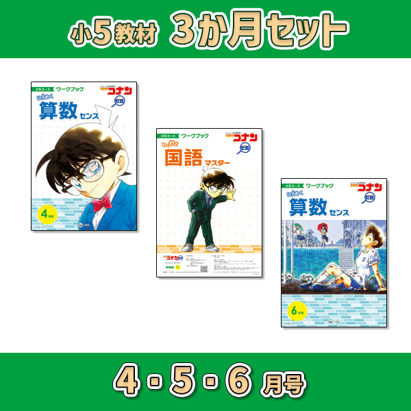 小5教材【3か月セット春 4・5・6月号】 *