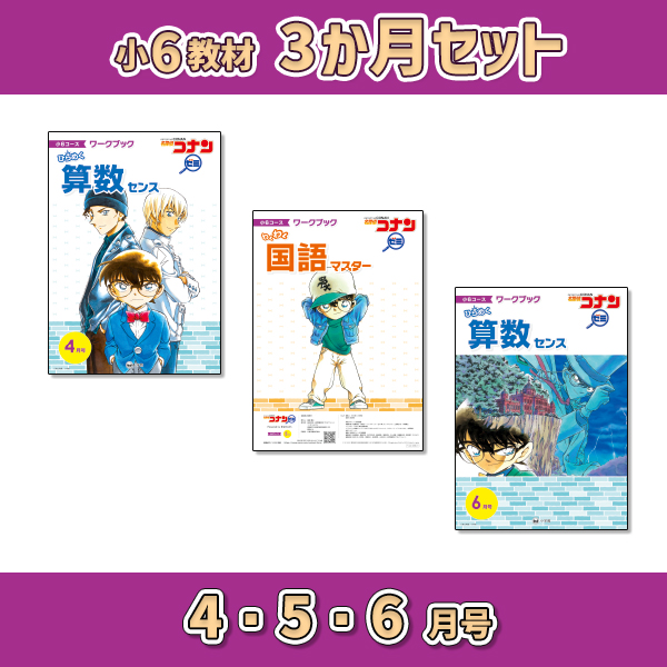 小6教材【3か月セット春 4・5・6月号】 *